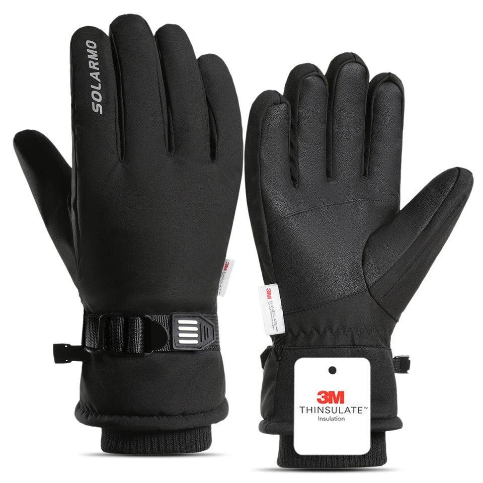 Gants Hiver Chauds GTUBIKE – Vélo Ski Randonnée Tactile Imperméable