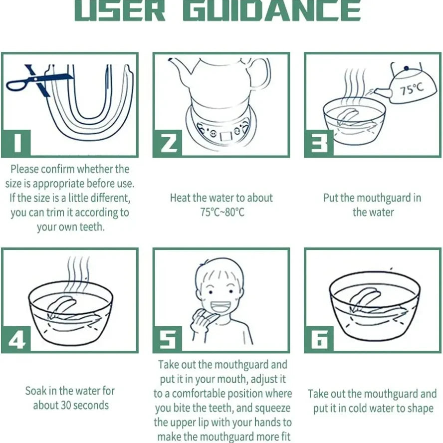 Protège-Dents 3D avec Motif de Dents pour Boxe – Protection Maximale pour Adultes avec Boîte de Rangement, Idéal pour le Sanda, la Boxe et Tous les Sports de Combat - BLACKBEARD OUTDOOR INDUSTRIES