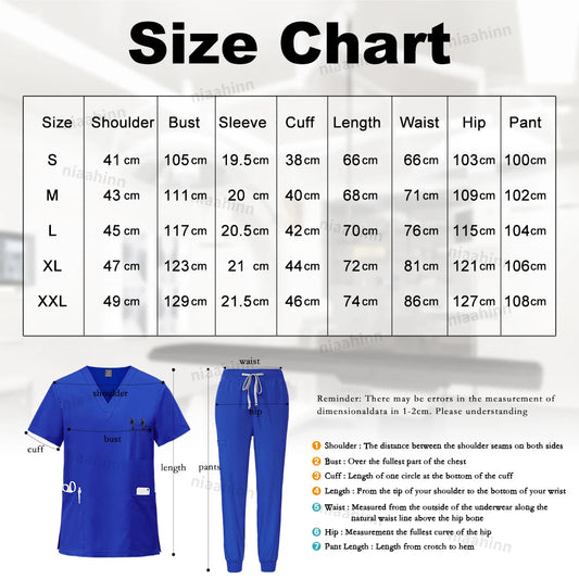 Tenue Scrubs Médical Unisexe — Haut & Pantalon Infirmier(e) Clinique - BLACKBEARD OUTDOOR INDUSTRIES