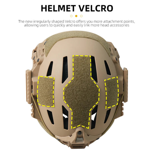 Casque airsoft FAST tactique ABS léger BOOIU - BLACKBEARD OUTDOOR INDUSTRIES