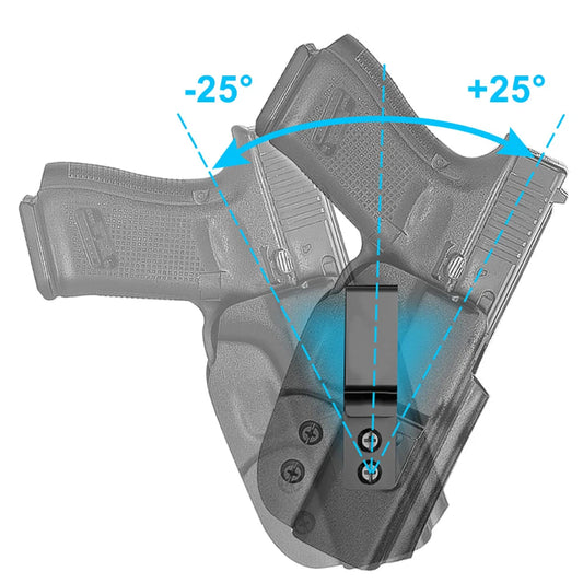 Holster de Poche IWB Kydex pour Pistolet – Port Discret et Confortable pour Glock 19, 19X, 44, 45, 32 BLACKBEARD OUTDOOR INDUSTRIES
