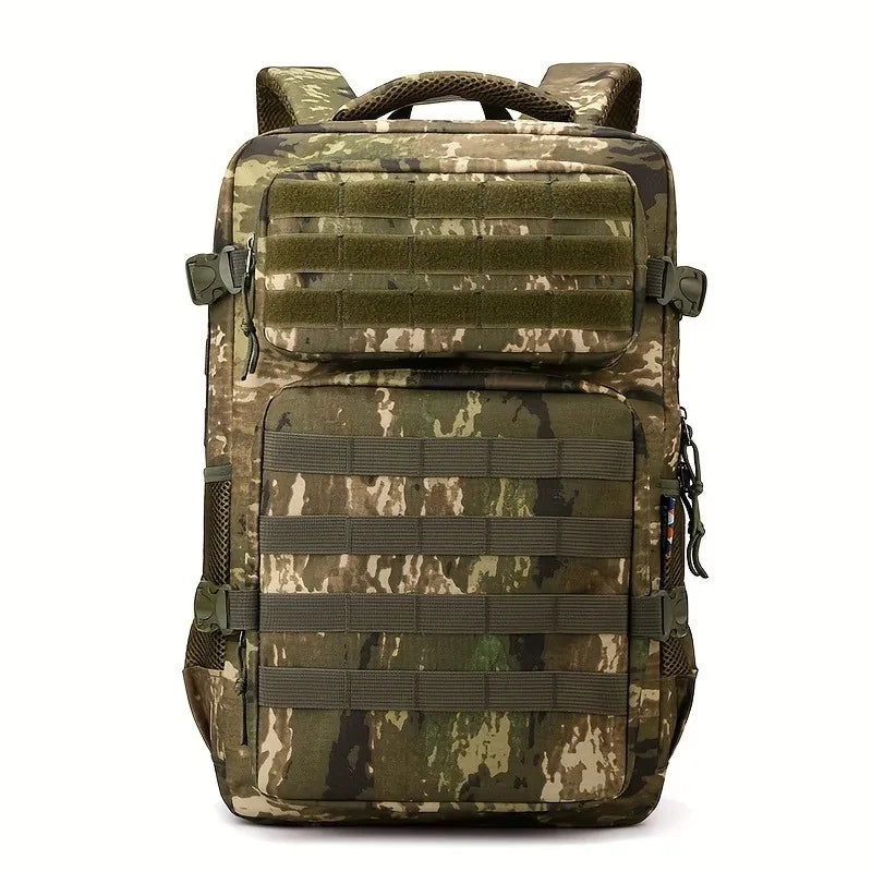 Sac à Dos Tactique Camouflage Homme – Multi-Compartiments, Grande Capacité, Randonnée Camping Outdoor