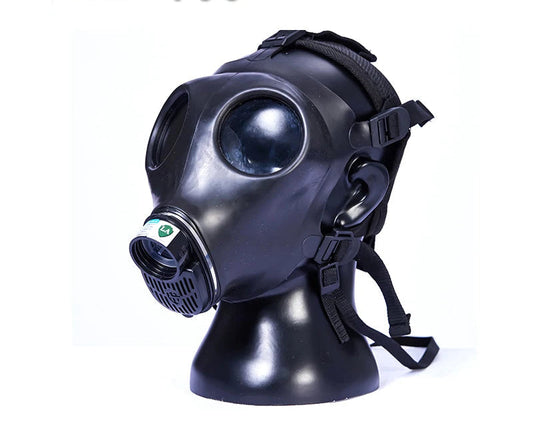 Masque à Gaz HG-700 Silicone Noir – Respirateur Tactique Multiusage avec Filtre