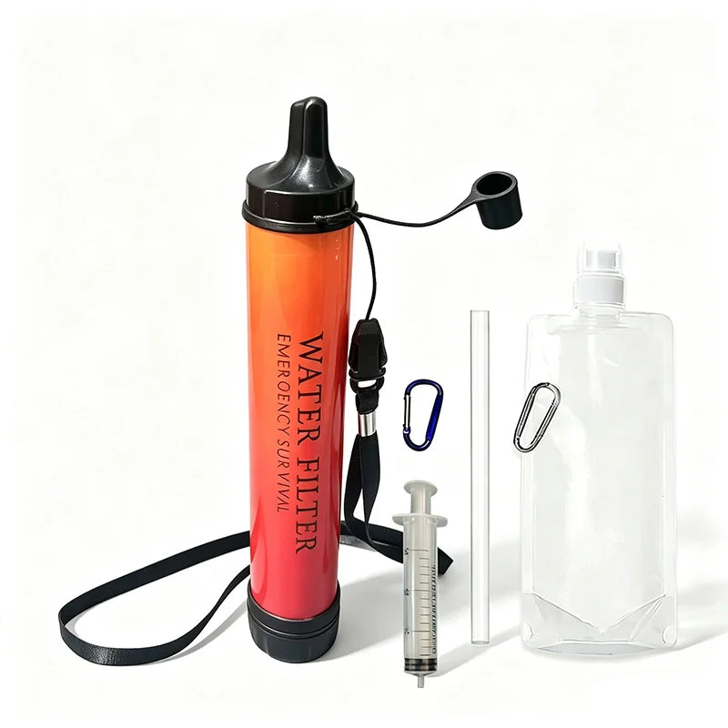Paille filtrante portable | Randonnée et camping