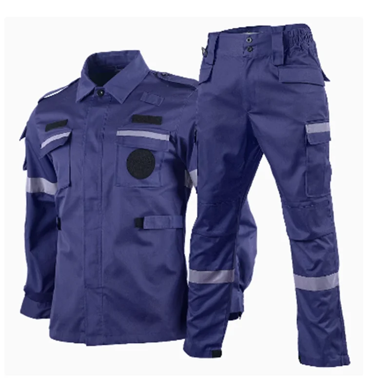 Tenue de secours homme à bandes réfléchissantes