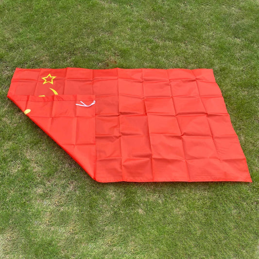 Drapeau de l'Union des Républiques Socialistes Soviétiques (URSS) - 90x150 cm – Polyester – Drapeau de la Révolution Rouge BLACKBEARD OUTDOOR INDUSTRIES