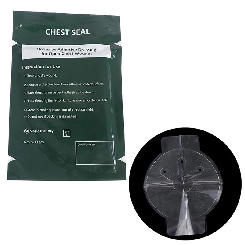 Pansement thoracique occlusif avec ou sans évent