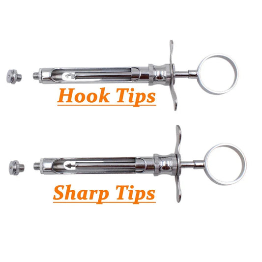 Seringue Dentaire Aspirante en Acier Inoxydable avec Embout – Instrument Chirurgical Dentaire Ma boutique