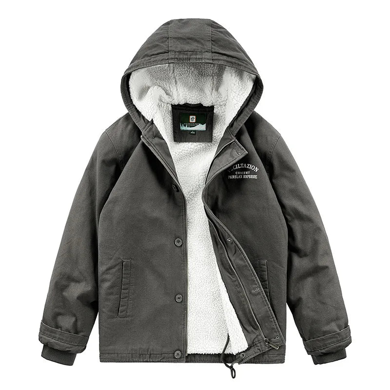 Parka Homme Hiver À Capuche — Rembourré Coton, Doublure Polaire, Coupe Ample | M à 4XL - BLACKBEARD OUTDOOR INDUSTRIES