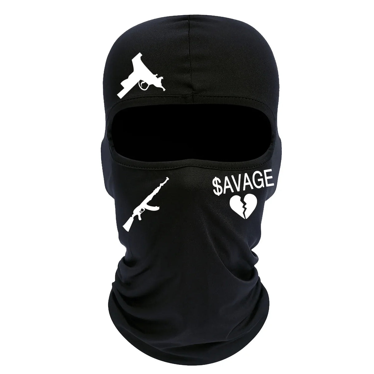 Cagoule balaclava à motifs urbains streetwear