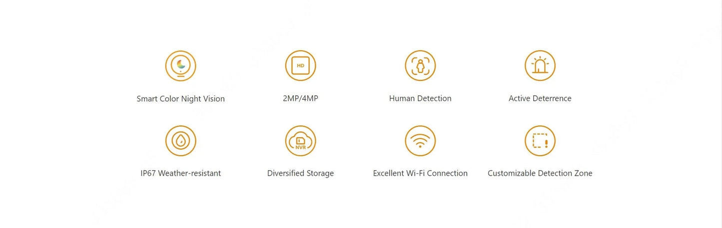 IMOU Bullet 2E – Caméra Extérieure 4MP QHD | Projecteur Intégré | Vision Nocturne Couleur | Détection Humaine | IP67 Étanche | WiFi 5G Ma boutique