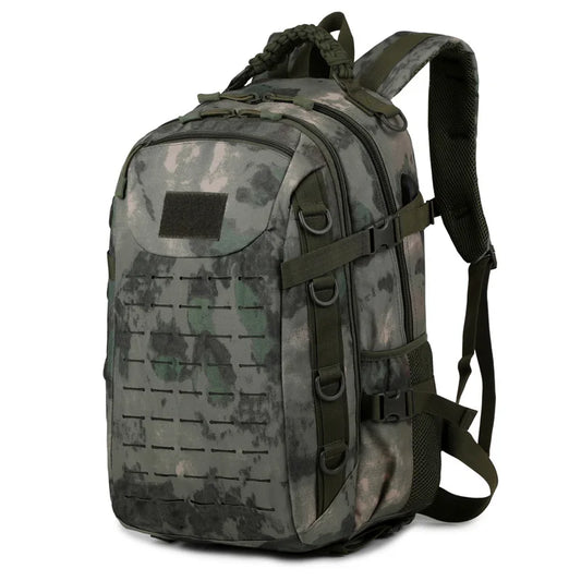 Sac à Dos Tactique Grande Capacité – Camouflage Militaire, Randonnée, Voyage, 7 Coloris Tactiques