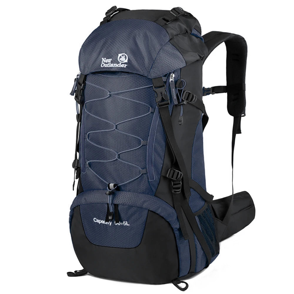 Sac à Dos Randonnée WESTTUNE 65L Imperméable – Nylon, Grande Capacité | Trekking, Camping, Voyage | 4 Coloris