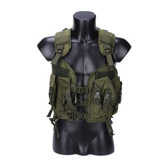 Gilet Tactique RUIN HAWK pour Hommes - Protection Airsoft et Paintball avec Sac d'Eau Camouflage - BLACKBEARD OUTDOOR INDUSTRIES