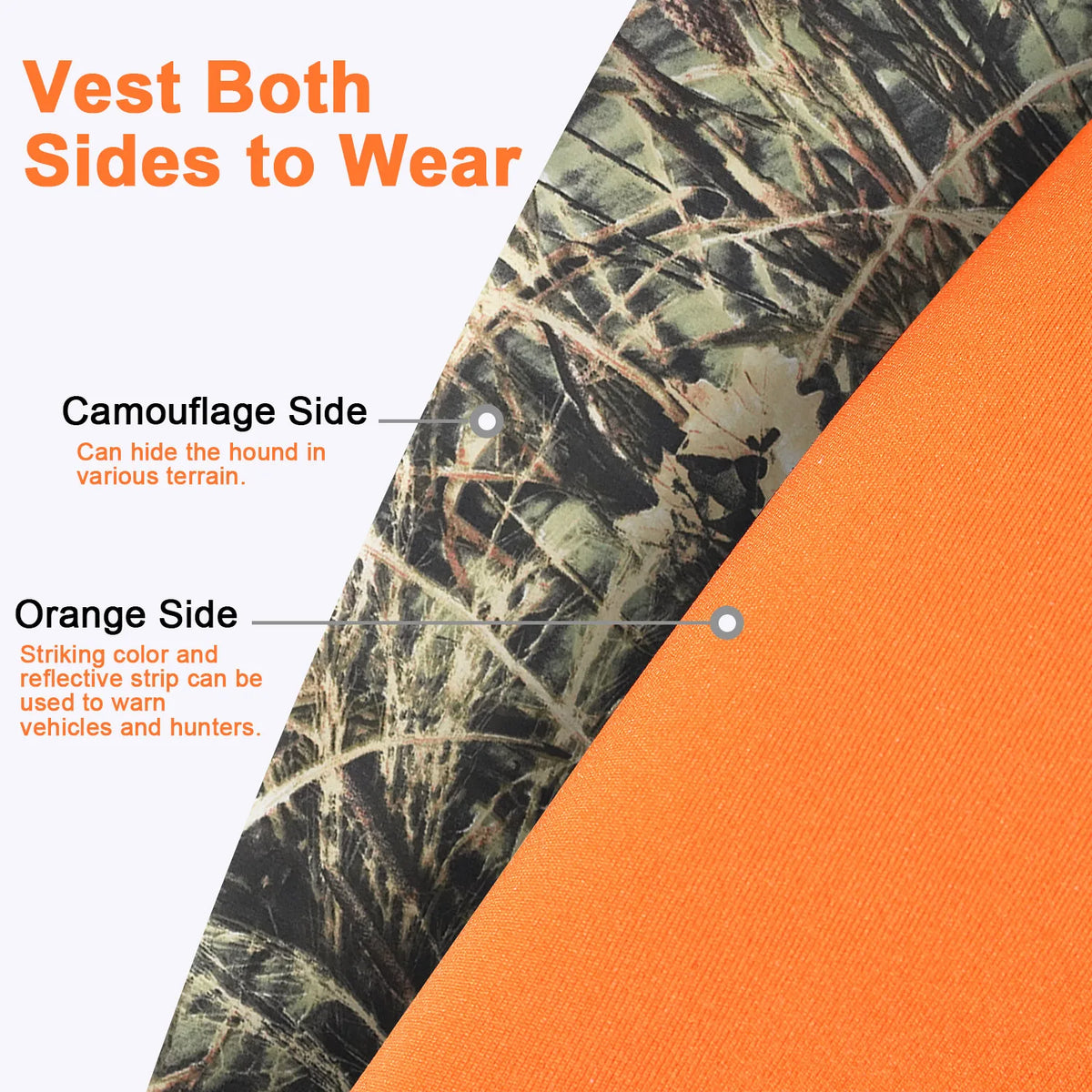Combinaison Ghillie Camouflage Chien de Chasse – Légère Respirante Polyester