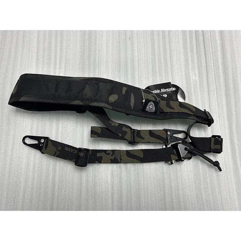 Sangle Tactique 2 Points Camouflage Nylon 500D – Réglable Quick Adjust, 9 Coloris