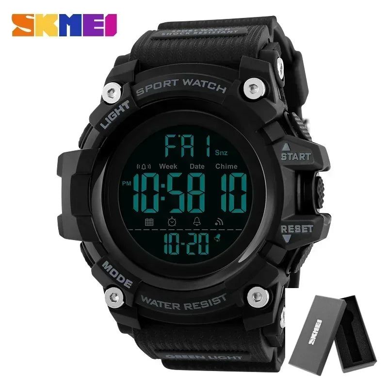 Montre Digitale Sport Homme SKMEI 1384 – Résistante et Multifonction - BLACKBEARD OUTDOOR INDUSTRIES