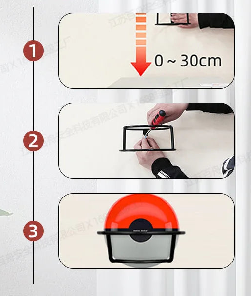 Grenade Extinctrice Automatique – Anti-Incendie, Activation à l’Impact ou à la Chaleur
