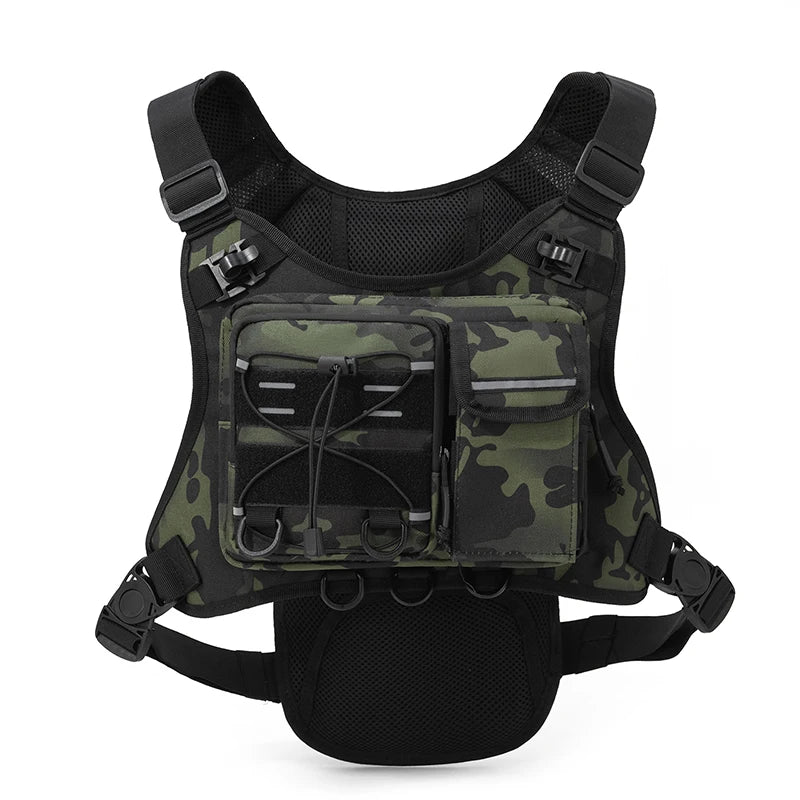 Gilet d’Hydratation Running & Trail – Sac à Dos Tactique Poitrine | Randonnée, Marathon, Camping