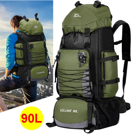 Sac à Dos de Randonnée 90L – Grand Format Résistant & Multifonction - BLACKBEARD OUTDOOR INDUSTRIES
