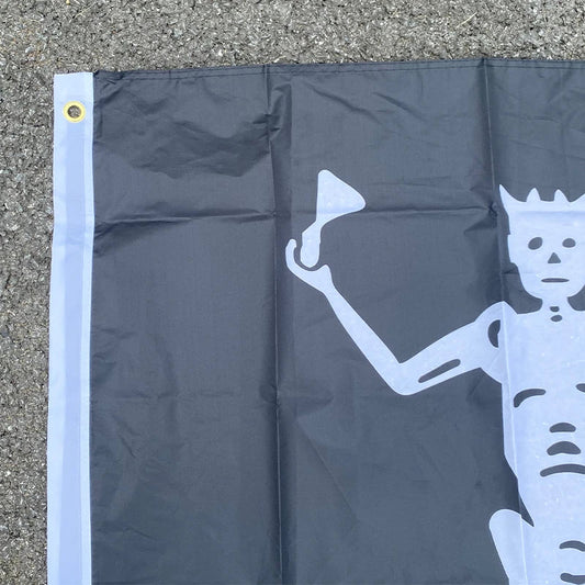 Drapeau Pirate Blackbeard Edward Teach - 90x150cm BLACKBEARD OUTDOOR INDUSTRIES