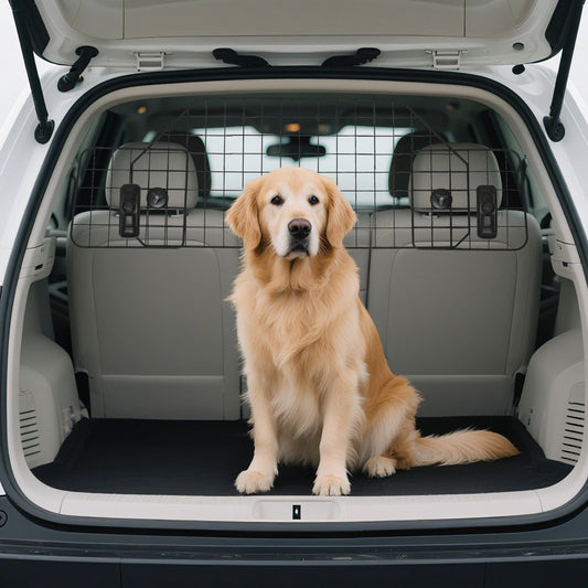 Barrière de Sécurité Auto pour Chien PawHut, Ajustable de 90 cm, Barrière de Protection Noire - BLACKBEARD OUTDOOR INDUSTRIES