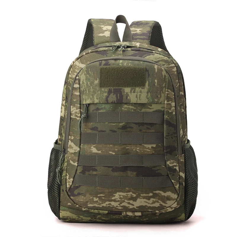 Sac à dos tactique 19l avec compartiment ordinateur, dos rembourré, noir, kaki ou camouflage