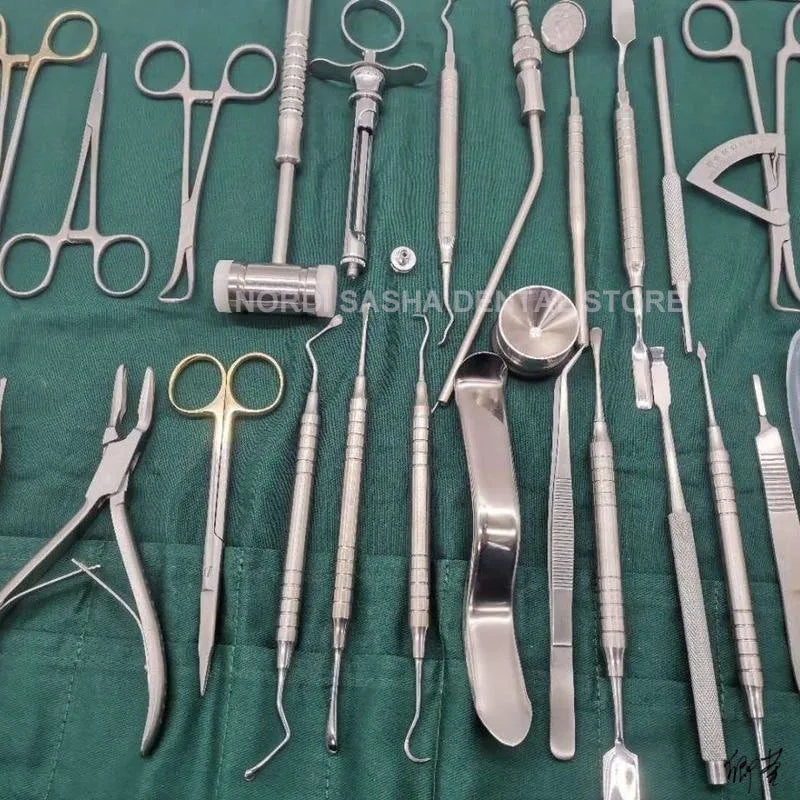 Kit Chirurgical d'Implant Dentaire – 26 Pièces, Instruments de Qualité Supérieure pour Chirurgie Dentaire - BLACKBEARD OUTDOOR INDUSTRIES