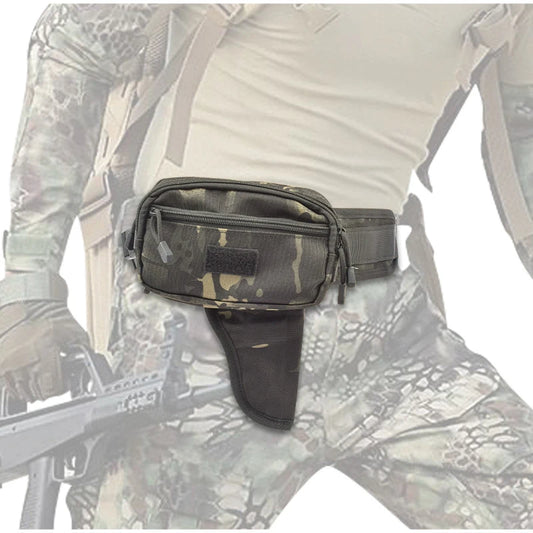 Sacoche banane tactique discrète avec poche holster