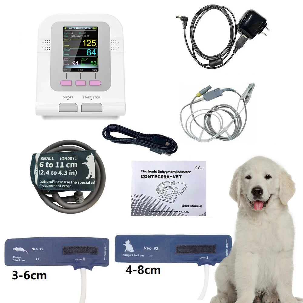 CONTEC08A Moniteur de Tension Artérielle Électronique pour Animaux (Vétérinaire) Ma boutique