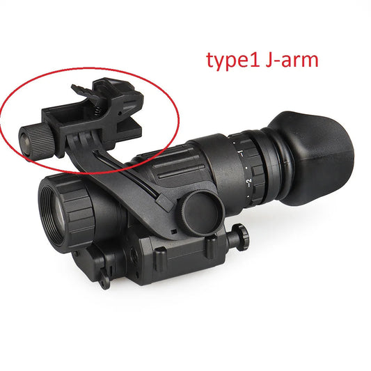 Monoculaire Tactique PVS-14 Vision Nocturne IR – Montable sur Casque avec J-Arm (Modèle HS27-0008) Ma boutique