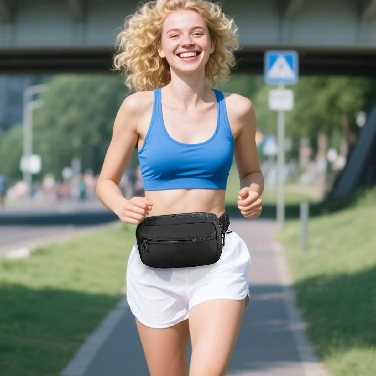 Sacoche banane tactique avec holster amovible