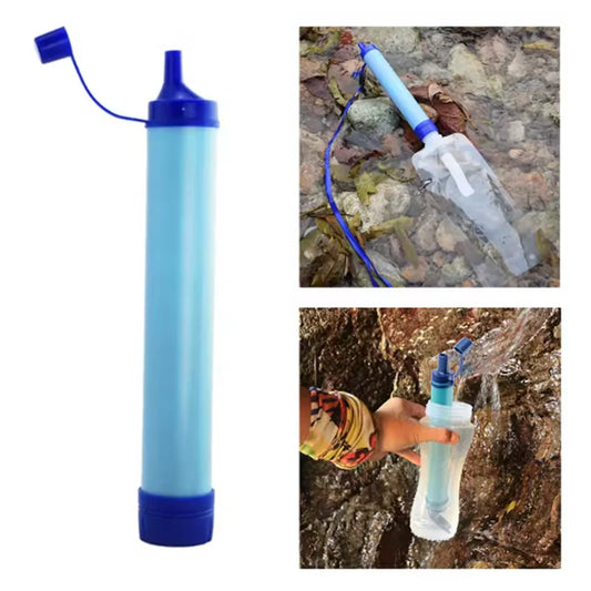 Filtre à Eau Portable Survie – Paille Purificateur 4 Étapes 0,01 Micron UPF