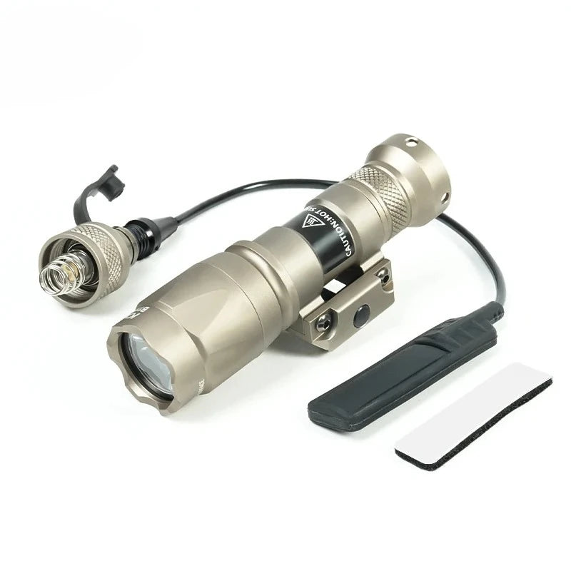 Lampe Tactique LED M300C / M600C – Rail 20mm & M-LOK, Alliage Aluminium, Airsoft Chasse AR15