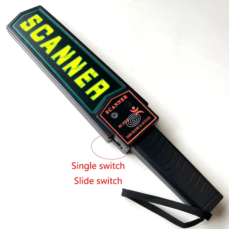 Détecteur de Métaux Portable - Scanner de Sécurité Manuel Haute Sensibilité - BLACKBEARD OUTDOOR INDUSTRIES