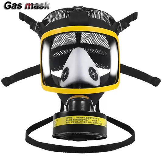 Masque Respiratoire Intégral Silicone – Filtres 3# 4# 7# – Peinture Pesticides Gaz