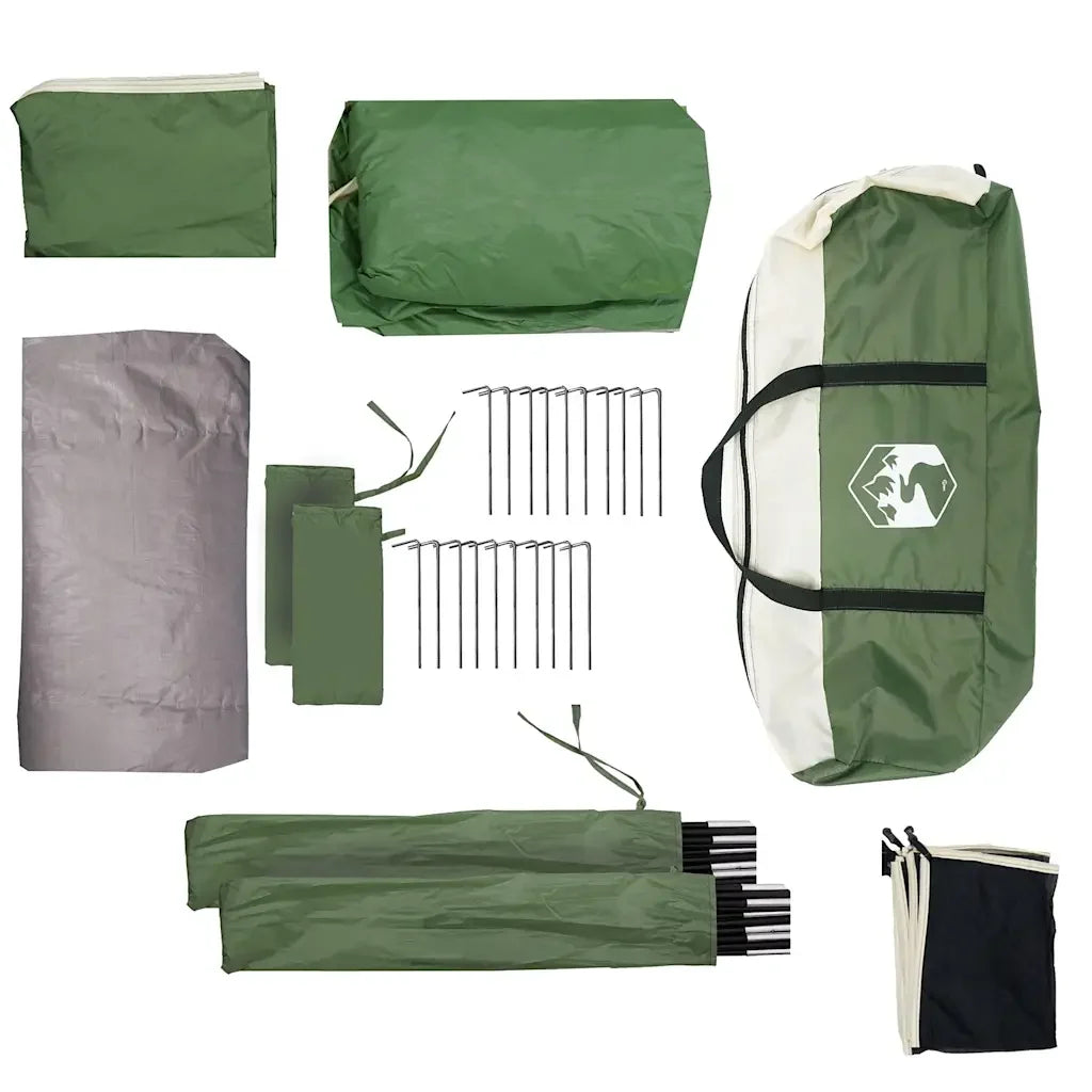 Tente Camping 5 Personnes Double Paroi – 2 Chambres, Imperméable, E-Port, Légère