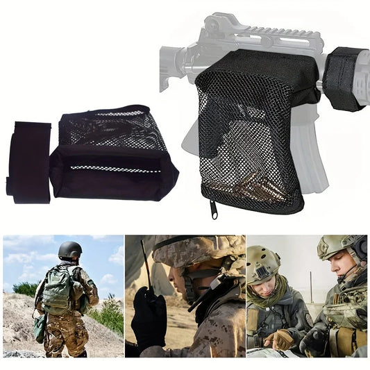 Sac Récupérateur de Douilles Tactique - Filet Nylon Militaire Ammo Bag - BLACKBEARD OUTDOOR INDUSTRIES