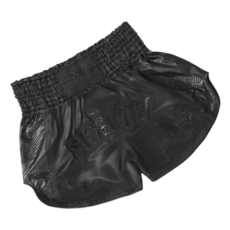 Shorts de Muay Thai et Boxe – Pour Hommes, Femmes, Enfants et Adolescents, Kickboxing, MMA, Sanda, Grappling, BJJ – Pantalons de Sport - BLACKBEARD OUTDOOR INDUSTRIES