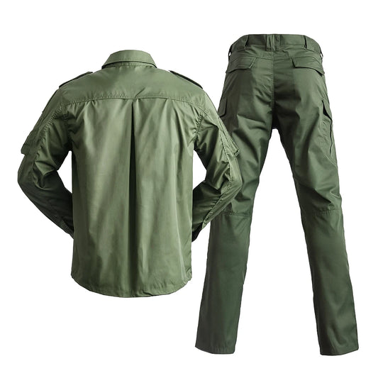 Ensemble Tactique Camouflage – Veste + Pantalon Cargo Multi-Poches Airsoft Chasse Outdoor - BLACKBEARD OUTDOOR INDUSTRIES