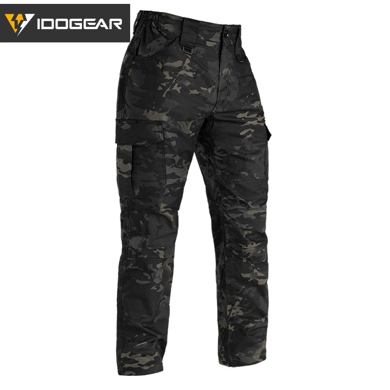pantalon tactique idogear stretch edc multicam black