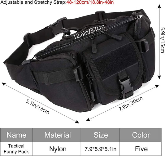 Sac Tactique Ceinture Outdoor – Étanche et Camouflage - BLACKBEARD OUTDOOR INDUSTRIES