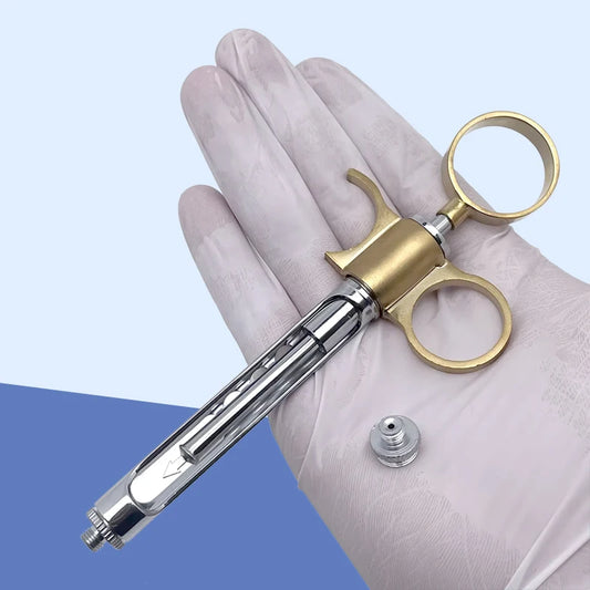 Seringue Dentaire Aspirante Inox 1,8 ml – Embouts Sharp & Hook Inclus
