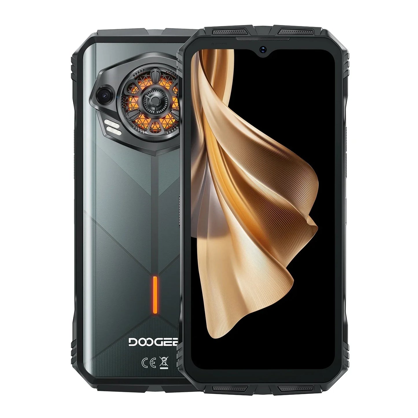DOOGEE S Punk Rugged Smartphone 6.58" FHD+ Display | 10800mAh Battery | 16GB RAM (6+10) + 256GB ROM | Android 14 | 50MP Camera | LED Light Effects - BLACKBEARD OUTDOOR INDUSTRIES