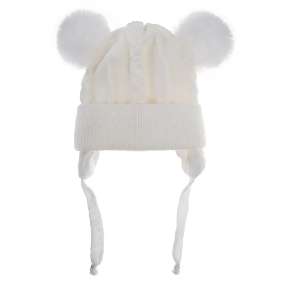bonnet tricoté ours pour enfant 0/3ans Ma boutique