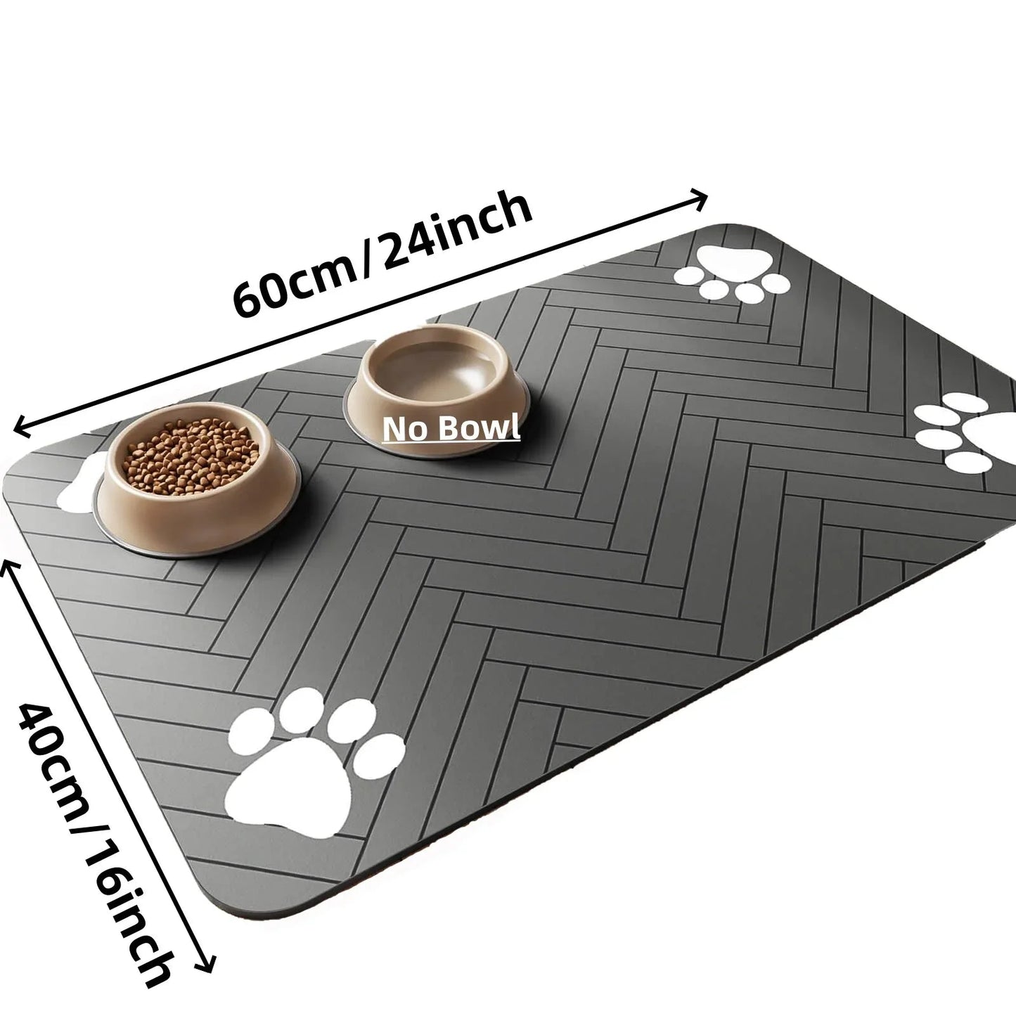 Tapis de Nourrissage Absorbant pour Animaux – Imperméable, Antidérapant & Séchage Rapide – Idéal pour Gamelles de Chiens et de Chats Ma boutique