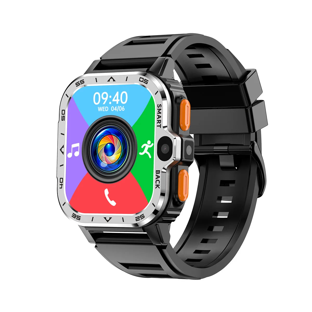 Montre Connectée VALDUS PGD Android – Écran 2,03", Double Caméra HD, 4G LTE, 64 Go ROM, NFC & WiFi - BLACKBEARD OUTDOOR INDUSTRIES