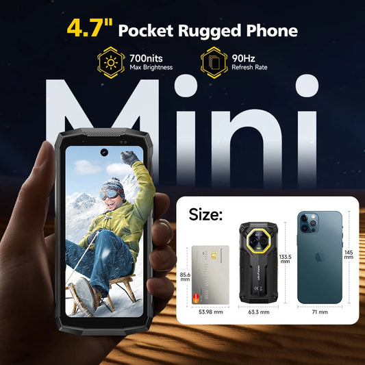 Smartphone Thermique Incassable 5G Ulefone Armor Mini - BLACKBEARD OUTDOOR INDUSTRIES