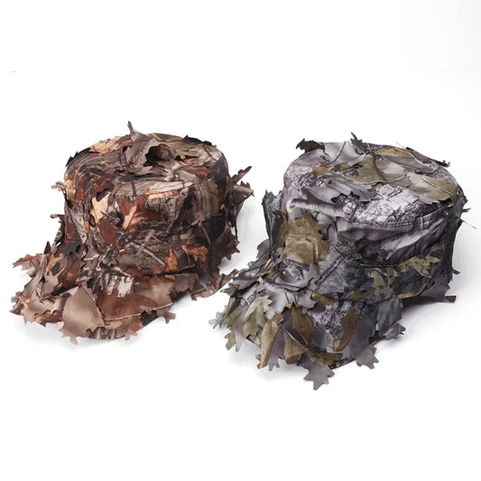Casquette Tactique Camouflage 3D à Feuilles Bioniques – Chasse, Airsoft, Pêche, Observation Nature - BLACKBEARD OUTDOOR INDUSTRIES
