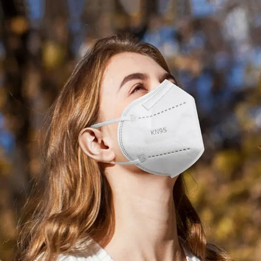 Masques KN95 5 Couches (20/40/60 Pièces) - Protection Efficace Contre la Poussière et les Particules - Élastiques Respirants, Filtration à 95% BLACKBEARD OUTDOOR INDUSTRIES